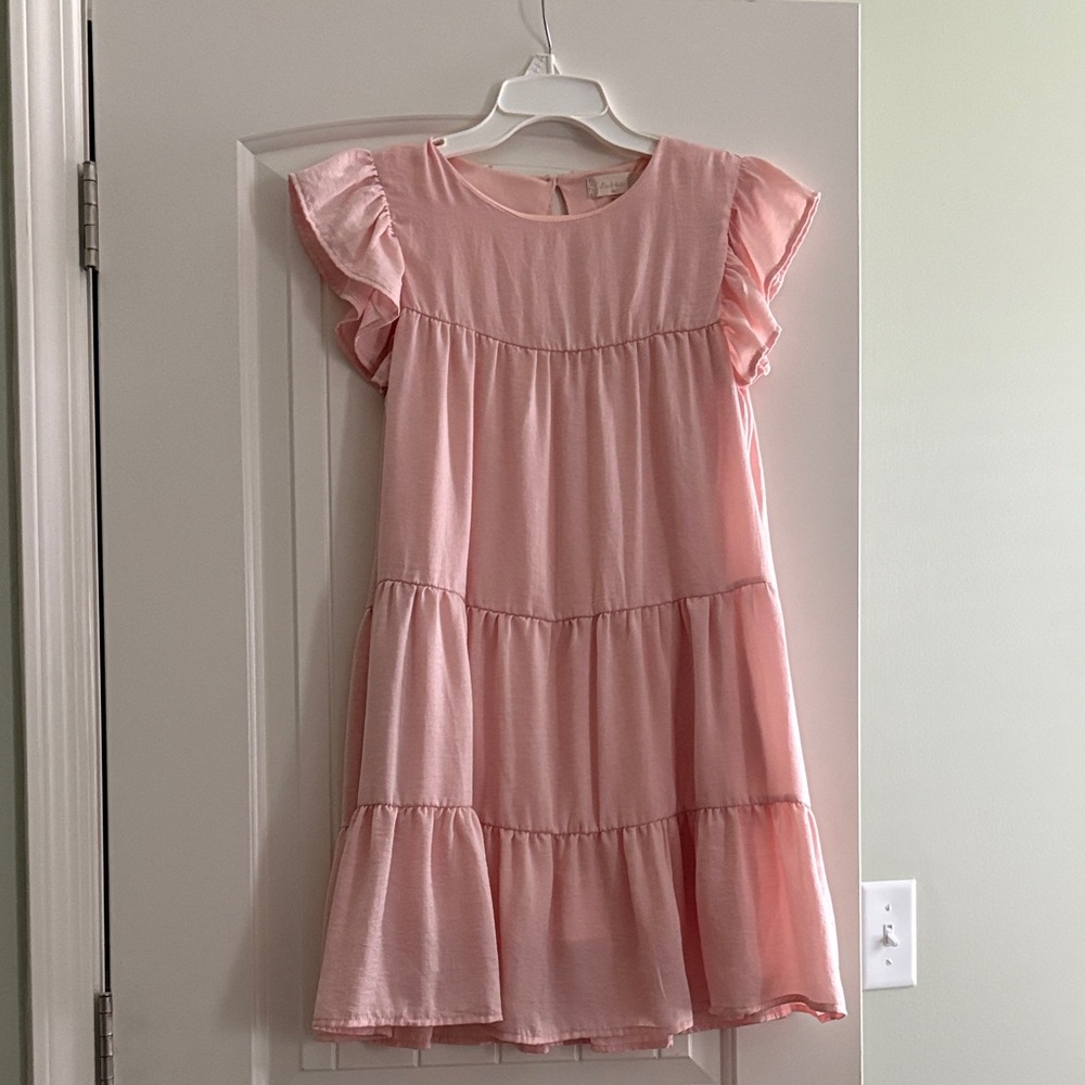 Altar’d State Pink Ruffled Dress